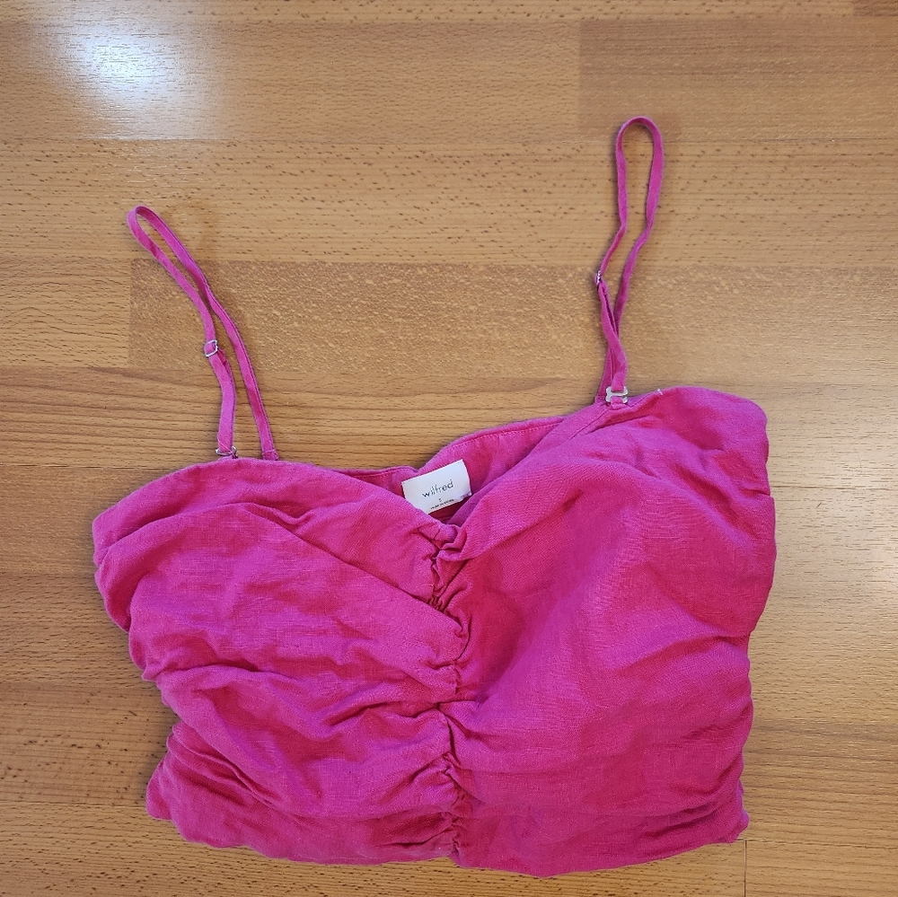 Aritzia Wilfred crop top
